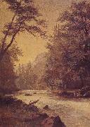 Albert Bierstadt Lower Yosemite Valley Norge oil painting reproduction